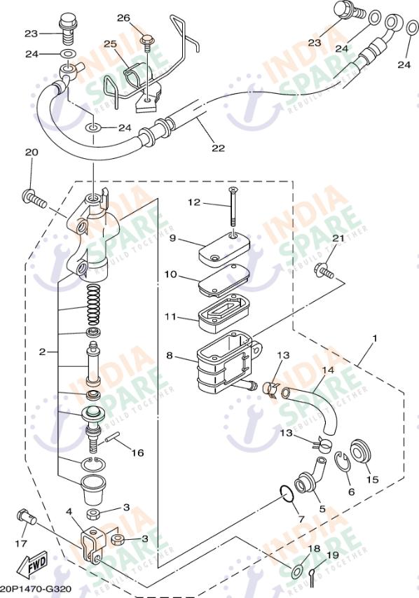 REAR MASTER CYLINDER